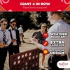 image:imageSWOOC Games  Premium Giant Four in a Row All Weather wCarrying Case amp 60 Quieter Design  Giant Connect  4 Game Outdoor for Adults and Family  4 in a Row Life Size Yard Games for Kids amp Adults3ft x 2ft