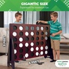 image:imageSWOOC Games  Premium Giant Four in a Row All Weather wCarrying Case amp 60 Quieter Design  Giant Connect  4 Game Outdoor for Adults and Family  4 in a Row Life Size Yard Games for Kids amp Adults4ft x 3ft