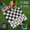 image:imageSwooc Games  2in1 Premium Giant Checkers amp Tic Tac Toe Game 4ft x 4ft  100 High Density EVA Foam Mat amp Pieces  Extra Large Checkers Set with Jumbo Checkerboard and Yard Size Tic Tac Toss