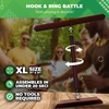 image:imageSwooc Games  Battle Hooks XL Hook and Ring Game with Ladder  20 Second Set Up  Hook and Ring Toss Game for Adults  Wooden Ring Hook Tossing Game  Tabletop Ring Hook Game