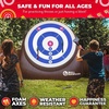 image:imageSwooc Games  Bull Hawker  Giant Axe Darts with 15 Games  Axe Throwing Game for Backyard with Air Pump  Large Outdoor Games for Adults and Family  Party Carnival Game  Throwing Yard FunGiant  6ft