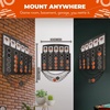 image:imageSwooc Games  Low Post Lineup  Wall Mounted Giant Basketball 4 in A Row w 5 Games  Basketball Hoop for Room Wall Games  Game Room Games  Mini Basketball Hoop Indoor Connect  Four in A Row Game