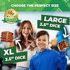 image:imageSwooc Games  Yardzee Farkle amp 20 Giant Dice Games All Weather Yard Dice with Wooden Bucket 5 Scorecards amp Marker  Jumbo Dice Yard Game  Extra Large Yard Game for Adults  Jumbo Lawn Fun35 Dice