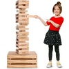 image:imageSWOOC Games  Premium Giant Tower Game  60 Blocks  Storage CrateOutdoor Table  Stacks up to 5ft  Jumbo Yard Games for Adults and Family  Giant Outdoor Set  Big Backyard Fun  Large Lawn Size