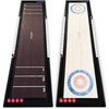 image:imageSwooc Games  2in1 Premium Shuffleboard and Curling  100 Solid Wood Shuffleboard Table 4ft  5 Ways to Play  Tabletop Games for Adults amp Kids  Shuffle Board Game Table Top Bar amp Indoor Game