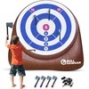 image:imageSwooc Games  Bull Hawker  Giant Axe Darts with 15 Games  Axe Throwing Game for Backyard with Air Pump  Large Outdoor Games for Adults and Family  Party Carnival Game  Throwing Yard FunGiant  6ft