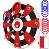 image:imageSwooc Games  Hook Darts Ring Toss Game  Wood Board amp Soft Rings  20 Games Included for Kids amp Adults  Wall Mounted Ring and Hook  Indoor amp Outdoor Wall Decor for Game Room Patio Garage Yard