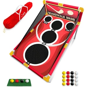 image:imageSWOOC Games  Boardwalk Birdie  Arcade Style Golf Game with Easy Setup amp 10 Games Included  Cornhole Golf Chipping Game  Indoor amp Outdoor Activities for Adults and Family  Backyard Fun