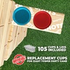 image:imageSWOOC Games  105 ExtraReplacement Gelatin Shot Cups amp Lids for Giant Tower Party Game  Clear Plastic amp Leak Proof  Perfect Size for Hidden Shot Blocks  Tipsy Topple Game for Adults  Block GamesXtra Cups Only  105pc