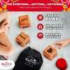 image:imageSWOOC Games  Giant Right Center Left Dice Game All Weather with 24 Large Chips amp Carry Bag  Jumbo Wooden Lawn Game  Big Backyard Games for Family  IndoorOutdoor  Left Right Center Dice Set