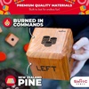 image:imageSWOOC Games  Giant Right Center Left Dice Game All Weather with 24 Large Chips amp Carry Bag  Jumbo Wooden Lawn Game  Big Backyard Games for Family  IndoorOutdoor  Left Right Center Dice Set