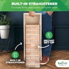 image:imageSWOOC Games  Giant Tower Game with 3in1 Straightener Table amp Storage Box  90 Faster Set Up with Transforming Box amp Straightener  Starts at 24ft  Grows to Over 6ft  Large Outdoor Yard Games
