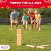 image:imageSWOOC Games  Kubb Yard Game Set  Premium Hardwood Viking Chess Set wWood Crate  for Adults amp Kids  Backyard Size Kubb Game  for Kuub Tournaments with Friends  Viking Game  Kuube Outdoor Game