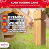 image:imageSWOOC Games  Kubb Yard Game Set  Premium Hardwood Viking Chess Set wWood Crate  for Adults amp Kids  Backyard Size Kubb Game  for Kuub Tournaments with Friends  Viking Game  Kuube Outdoor Game