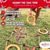 image:imageSWOOC Games  Premium Giant Tic Tac Toe Game Outdoor All Weather  3ft x 3ft  Instant Setup No Assembly  Giant Outdoor Games for Adults and Family  Outside Toys  Large Lawn amp Backyard Fun