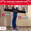 image:imageSWOOC Games  Premium Wooden Ladder Ball Game Set Weather Resistant  with 10 Games amp Carrying Case  Easy No Tool Set Up  Premium Ladder Toss Outdoor Game  Backyard Ball Toss Games