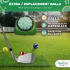 image:imageSWOOC Games  Replacement Balls for Bull Chipper EasyStick  Standard Golf Balls Size  3 Red 3 Yellow 3 Green 3 Blue  Yard Games for Adults  Outdoor Games for Adults and Family  Golf Game