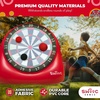 image:imageSWOOC Games  Replacement Balls for Giant Kick Darts  2 Red and 2 Black 7inch  Inflatable EasyStick Balls  Giant Outdoor Games  Soccer Yard Activity  Inflatable Soccer Dart Board