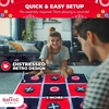 image:imageSwooc Games  2in1 Vintage Giant Checkers amp Tic Tac Toe Game WMat 3ft x 3ft  100 MachineWashable Canvas  Giant Outdoor Games for Kids  Yard Game for Kids  Jumbo Lawn Set  Large Checkers3ft x 3ft