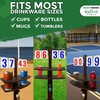 image:imageSwooc Games  Cornhole Score Keeper amp Other Yard Games  Weather Resistant  Cornhole Scoreboard with Drink Holder amp Bottle Opener amp Magnetic Cap Catch  Cornhole Accessories  Corn Hole Score Boards