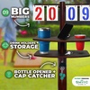image:imageSwooc Games  Cornhole Score Keeper amp Other Yard Games  Weather Resistant  Cornhole Scoreboard with Drink Holder amp Bottle Opener amp Magnetic Cap Catch  Cornhole Accessories  Corn Hole Score Boards