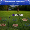 image:imageSwooc Games  Fling Tac Toe 9ft x 9ft Giant Tic Tac Toe Game Outdoor  Weatherproof Giant Outdoor Games for Adults and Family  Large Backyard Games for Kids  Jumbo Outside Yard amp Lawn Game