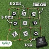 image:imageSwooc Games  Giant Tic Tac Toe Game Outdoor All Weather  3ft x 3ft  Instant Setup No Assembly  Giant Outdoor Games for Adults and Family  Outside Toys  Large Lawn amp Backyard Fun  Yard Game