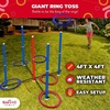 image:imageSwooc Games  King Toss  Giant Ring Toss Game for Kids and Adults 4ft x 4ft  Weatherproof Giant Outdoor Games for Adults and Family  Backyard Activities  Outside Yard amp Lawn Game  Beach Fun