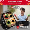 image:imageSwooc Games  Ninja Superstar  2in1 Corn Hole Games for Kids  5Second Setup  Ninja Toys for Boys  Bean Bag Toss Game for Kids  Cornhole Game Set Outdoor  Outdoor Toys  Throwing Star