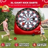 image:imageSwooc Games  Premium Inflatable Giant Kick Darts 15 Ways to Play  Jumbo Soccer Dartboard with Air Pump  Big Carnival Games  Giant Outdoor Games  Oversized Dart Board Yard amp Lawn GameXL  8ft