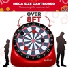 image:imageSwooc Games  Premium Inflatable Giant Kick Darts 15 Ways to Play  Jumbo Soccer Dartboard with Air Pump  Big Carnival Games  Giant Outdoor Games  Oversized Dart Board Yard amp Lawn GameXL  8ft