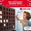image:imageSwooc Games  Wall Mounted Giant 4 in A Row  60 Quieter  Jumbo Size Wall Games  Game Room Game Accessories and Decor  Garage and Basement Decor  Large Connect  Four in a Row for Kids amp Adults