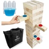 image:imageSWOOC Games  105 ExtraReplacement Gelatin Shot Cups amp Lids for Giant Tower Party Game  Clear Plastic amp Leak Proof  Perfect Size for Hidden Shot Blocks  Tipsy Topple Game for Adults  Block GamesGiant Tower Party Game with 104 Cups