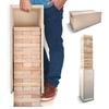 image:imageSWOOC Games  Giant Tower Game with 3in1 Straightener Table amp Storage Box  90 Faster Set Up with Transforming Box amp Straightener  Starts at 24ft  Grows to Over 6ft  Large Outdoor Yard Games