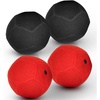 image:imageSWOOC Games  Replacement Balls for Giant Kick Darts  2 Red and 2 Black 7inch  Inflatable EasyStick Balls  Giant Outdoor Games  Soccer Yard Activity  Inflatable Soccer Dart Board