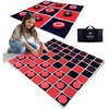 image:imageSwooc Games  2in1 Vintage Giant Checkers amp Tic Tac Toe Game WMat 3ft x 3ft  100 MachineWashable Canvas  Giant Outdoor Games for Kids  Yard Game for Kids  Jumbo Lawn Set  Large Checkers3ft x 3ft