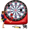 image:imageSwooc Games  Premium Inflatable Giant Kick Darts 15 Ways to Play  Jumbo Soccer Dartboard with Air Pump  Big Carnival Games  Giant Outdoor Games  Oversized Dart Board Yard amp Lawn GameGiant  6ft