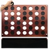 image:imageSwooc Games  Wall Mounted Giant 4 in A Row  60 Quieter  Jumbo Size Wall Games  Game Room Game Accessories and Decor  Garage and Basement Decor  Large Connect  Four in a Row for Kids amp Adults