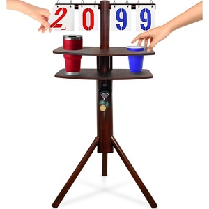 image:imageSwooc Games  Cornhole Score Keeper amp Other Yard Games  Weather Resistant  Cornhole Scoreboard with Drink Holder amp Bottle Opener amp Magnetic Cap Catch  Cornhole Accessories  Corn Hole Score Boards