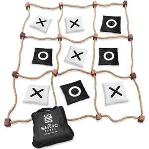 image:imageSwooc Games  Giant Tic Tac Toe Game Outdoor All Weather  3ft x 3ft  Instant Setup No Assembly  Giant Outdoor Games for Adults and Family  Outside Toys  Large Lawn amp Backyard Fun  Yard Game