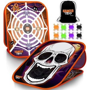 image:imageSwooc Games  Haunted Toss  Halloween Games for Kids  2in1 Bean Bag Toss Game  5Second Setup  Spooky Halloween Party Games for Kids  Fall Bean Bag Toss Cornhole  Carnival Party Activities