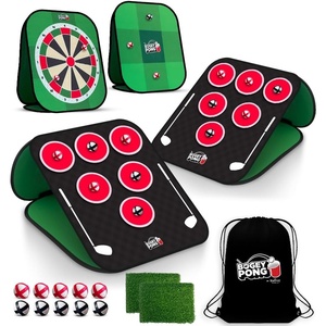 image:imageSWOOC Games  Bogey Pong  3in1 Backyard Pong Golf Game Set wDarts amp Tic Tac Toe  Remove Discs for Pong Golf Game Play  Yard Golf Chipping  Backyard Golf Games for Adults Kids amp Family
